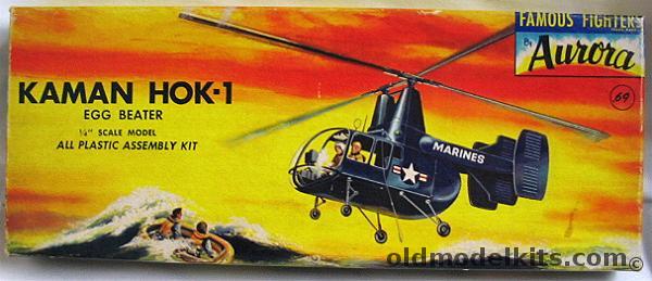 Aurora 1/50 Kaman Hok-1 Egg Beater, 505-69 plastic model kit